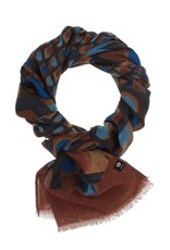 Fraas Foulard Géométrique  640021  - Bleu
