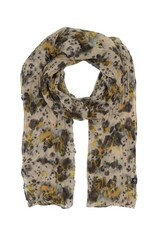 Fraas Foulard plissé - Fleuri kaki