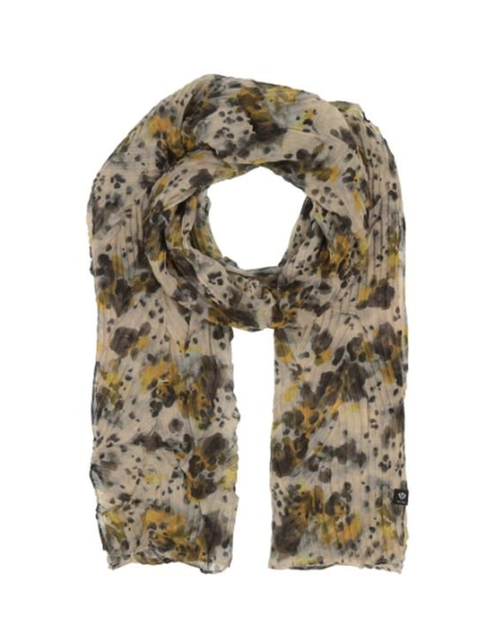 Fraas Foulard plissé - Fleuri kaki