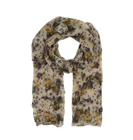 Fraas Foulard plissé - Fleuri kaki