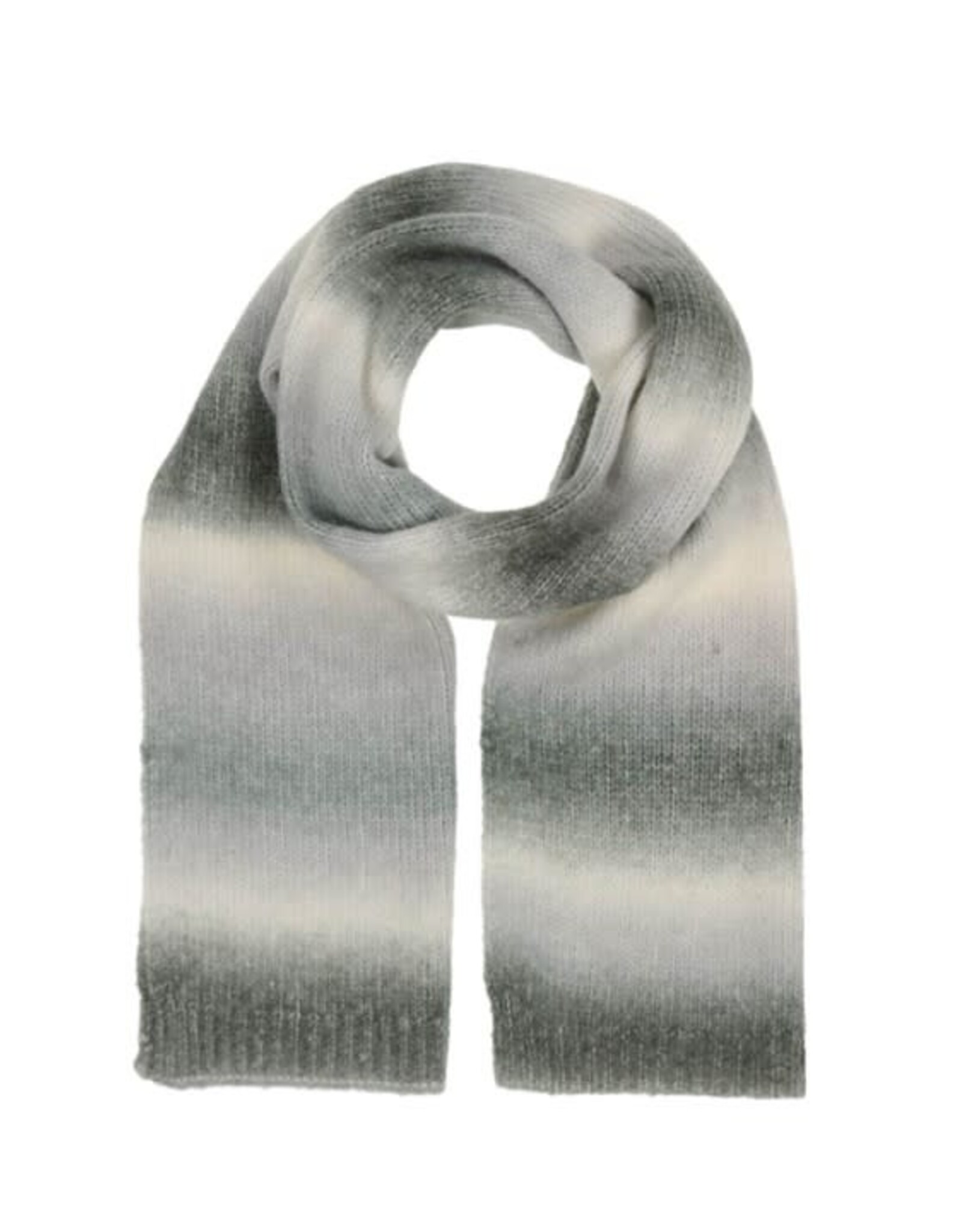 Fraas Foulard tricot Blanc - Noir