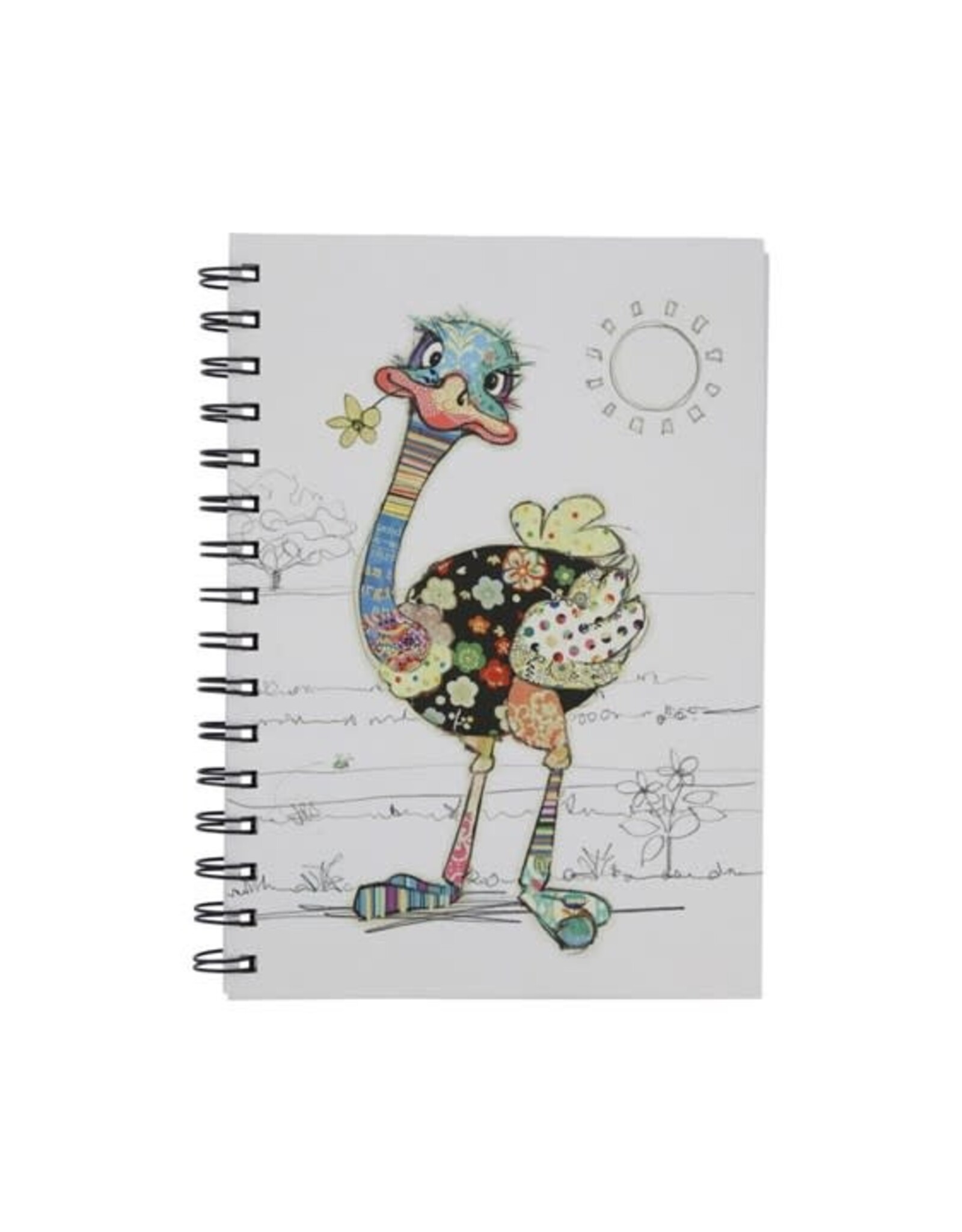 Petit cahier spiral - Autruche