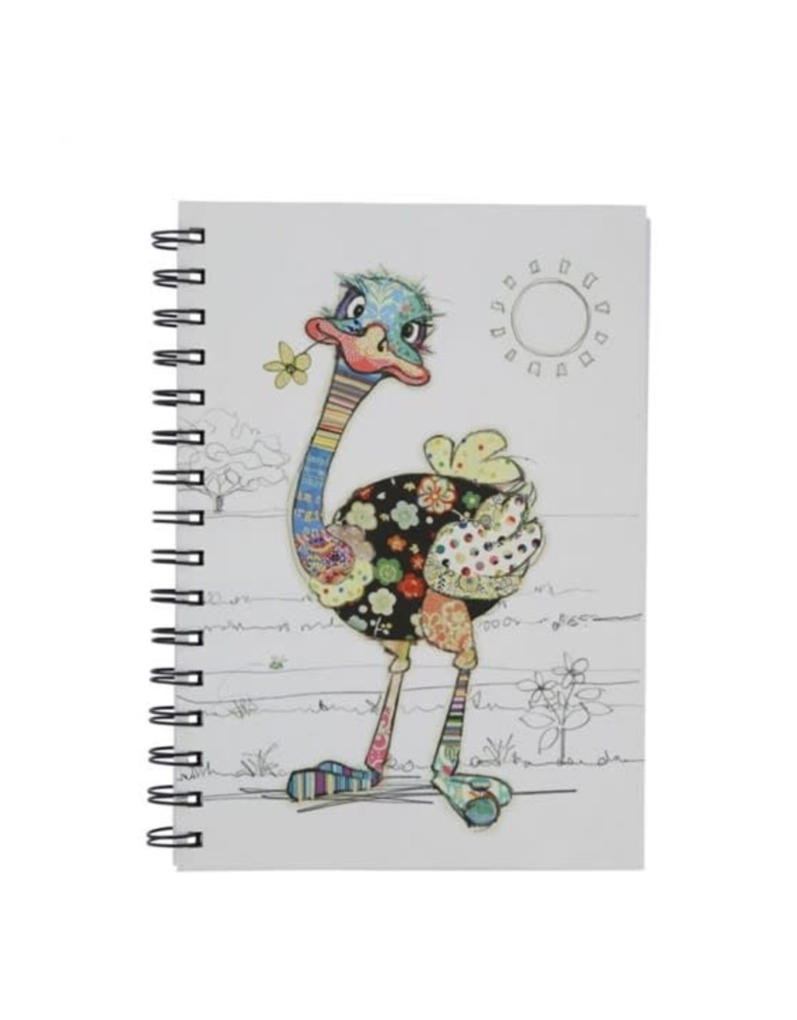 Grand  cahier spiral - Autruche