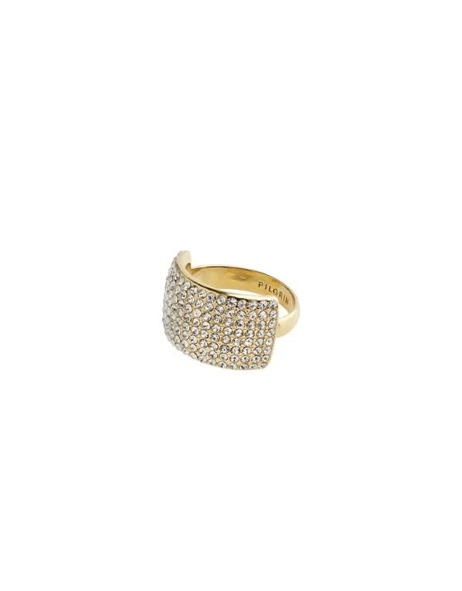 Pilgrim Bague Aspen + cristal - Or