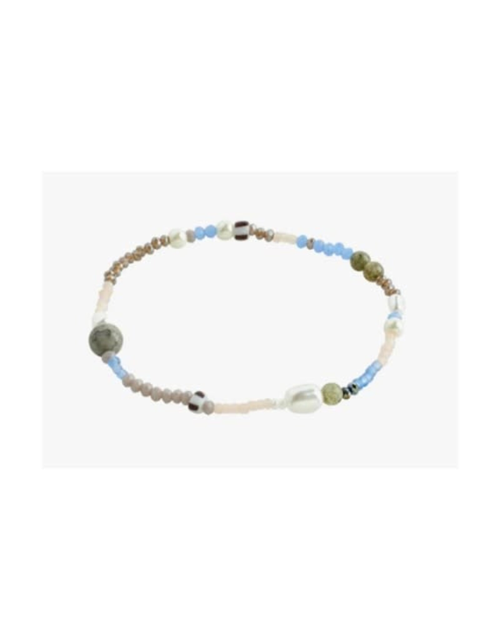 Pilgrim Bracelet élast- indiana  Bleu