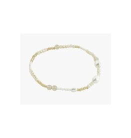 Pilgrim Bracelet élast- indiana Blanc