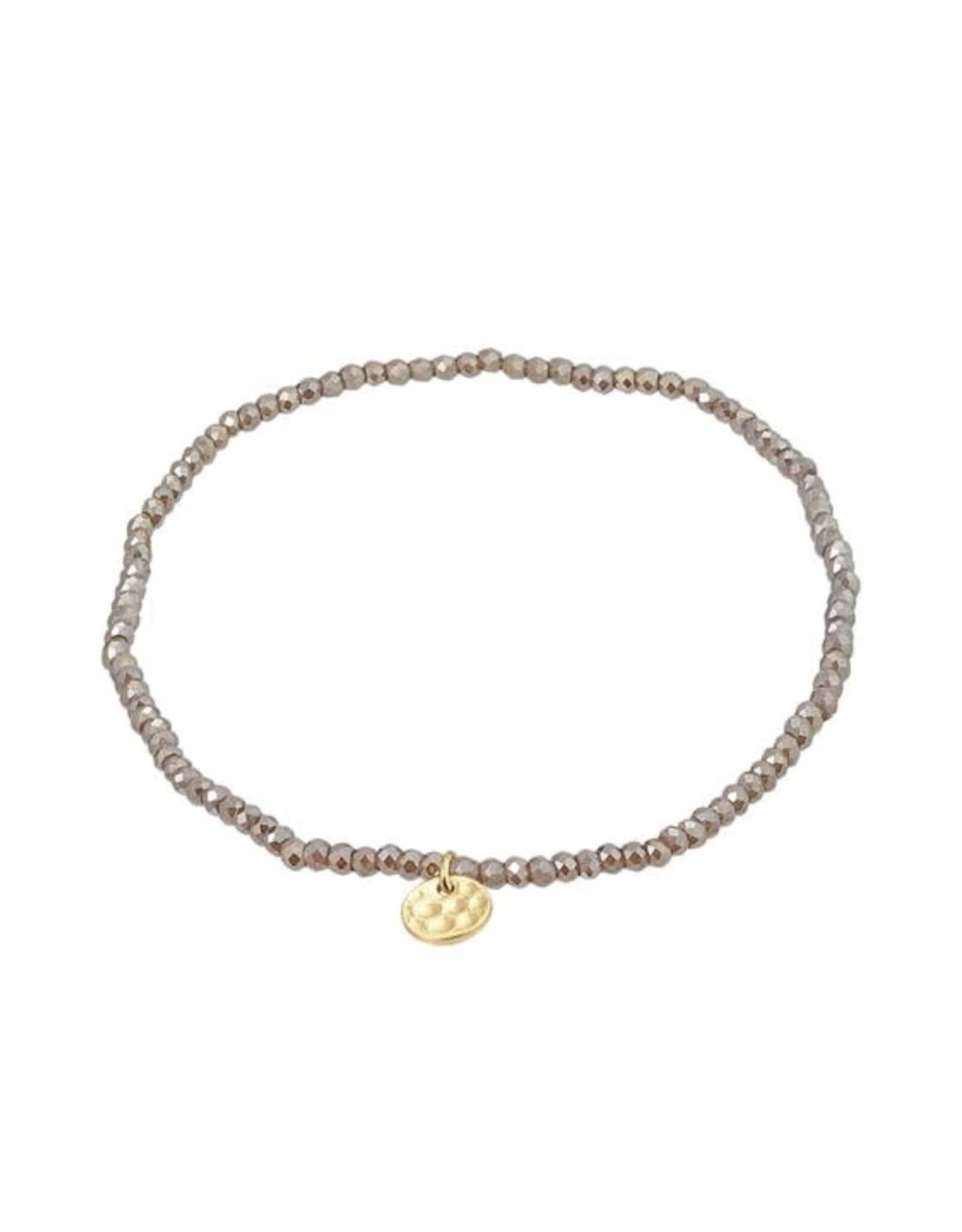 Pilgrim Bracelet élast. - Gris
