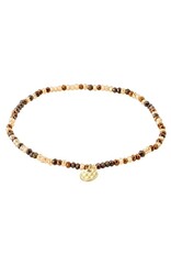 Pilgrim Bracelet élast. - Mix  Brun -Noir