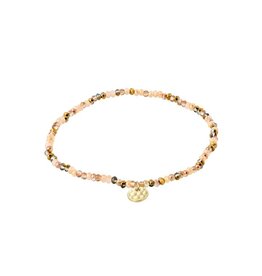 Pilgrim Bracelet élast. - Mix  Brun-rosé
