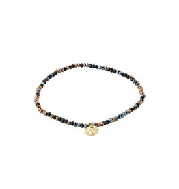 Pilgrim Bracelet élast. - Mix  noir