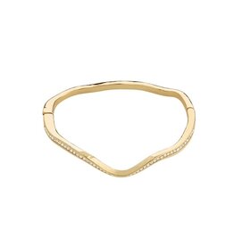 Pilgrim Bracelet rigide true cristal  - Or