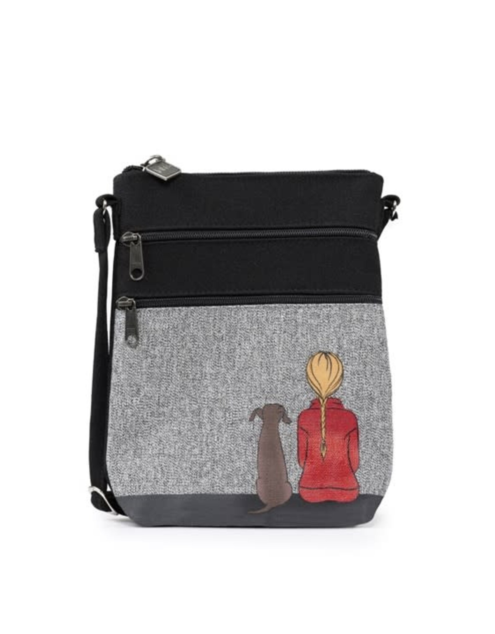 Jak's Pochette de marche   Fille + chien