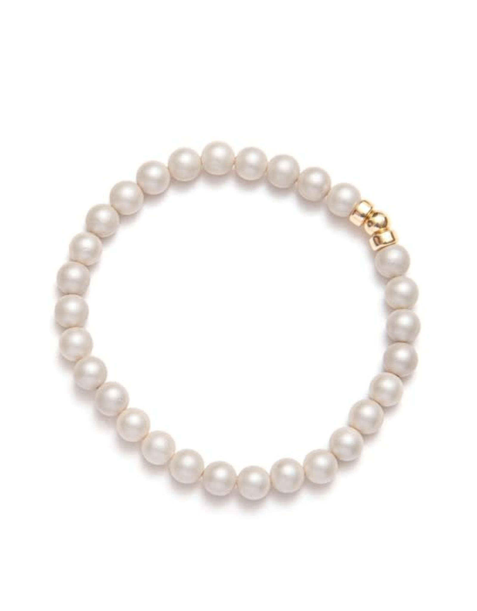 Beblue Bracelet Be Classic perle Champagne matte - Or