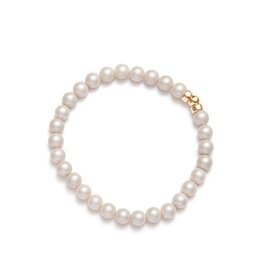 Beblue Bracelet Be Classic perle Champagne matte - Or