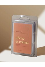 Feu & Co Cube de cire - Pêche et Crème