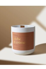 Feu & Co Bougie - Pêche & Crème