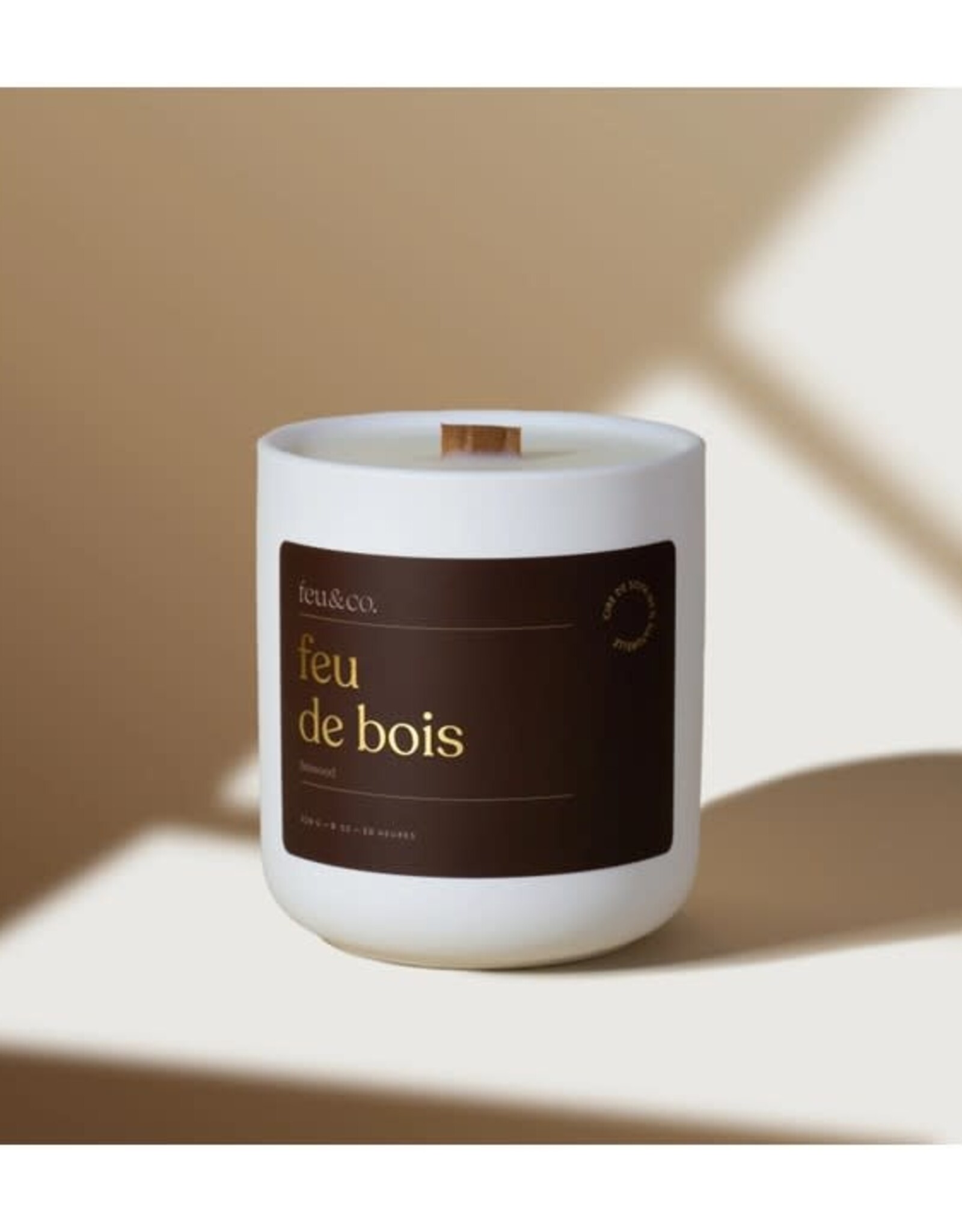 Feu & Co Bougie - Feu de bois