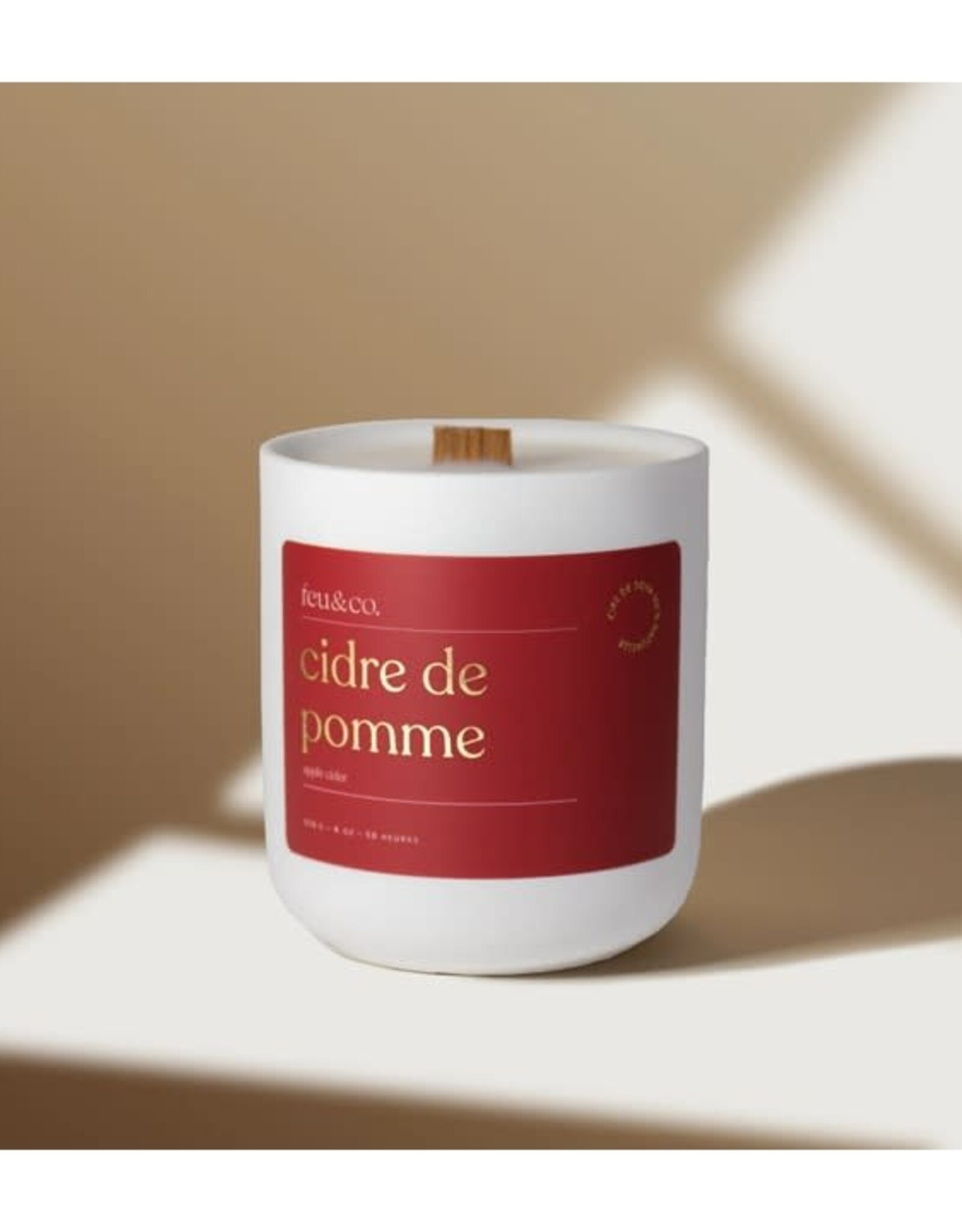 Feu & Co Bougie - Cidre de pomme