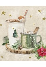 Serv. Table - Tasse café hivernale