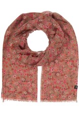 Fraas Foulard Petites fleurs- Camel