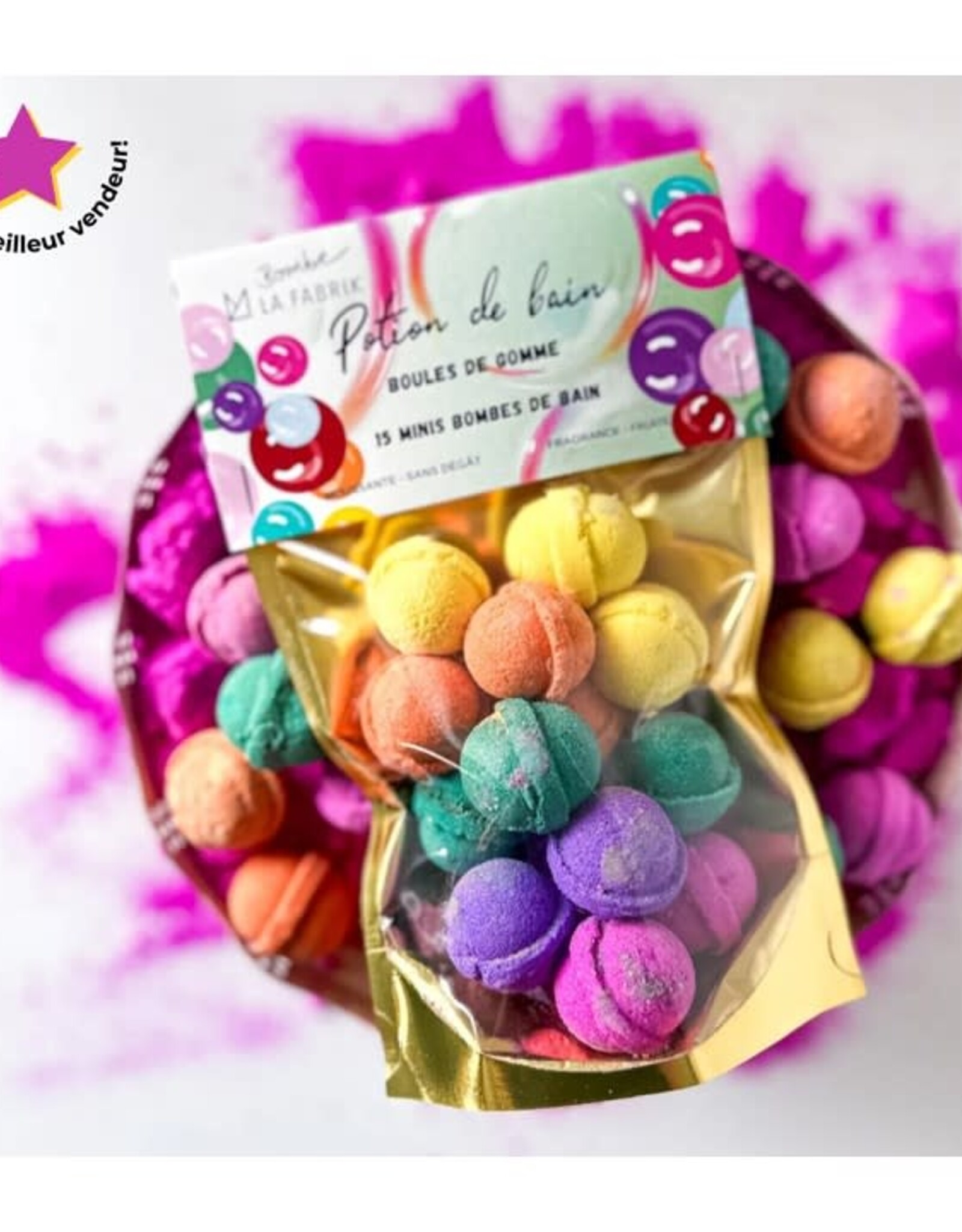 Potion de bain - Boule de gommes