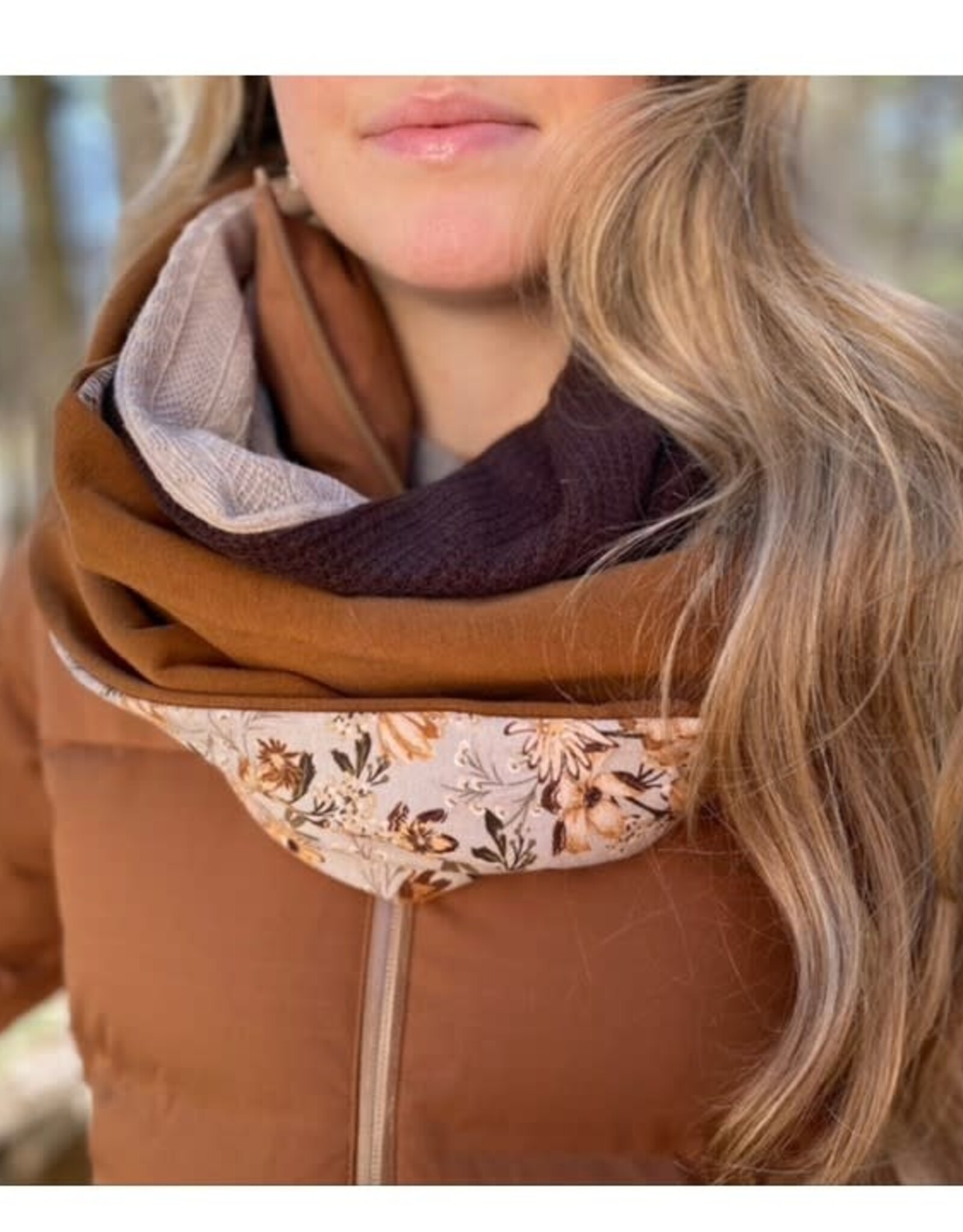 Baluchon Foulard infini fleuri - 1806