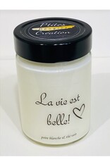 Moments MG Grande bougie - La vie est belle