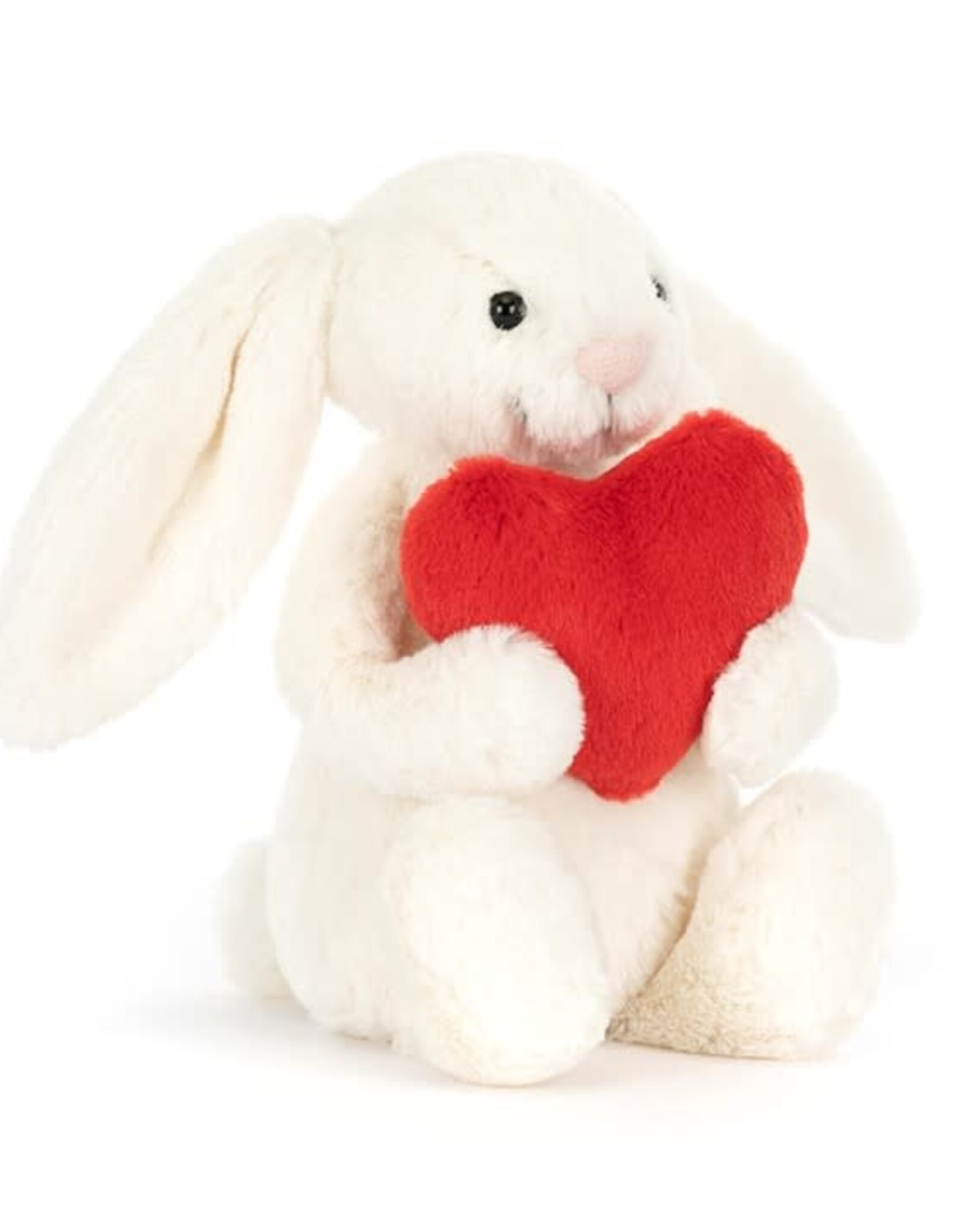Jellycat Lapin + coeur rouge