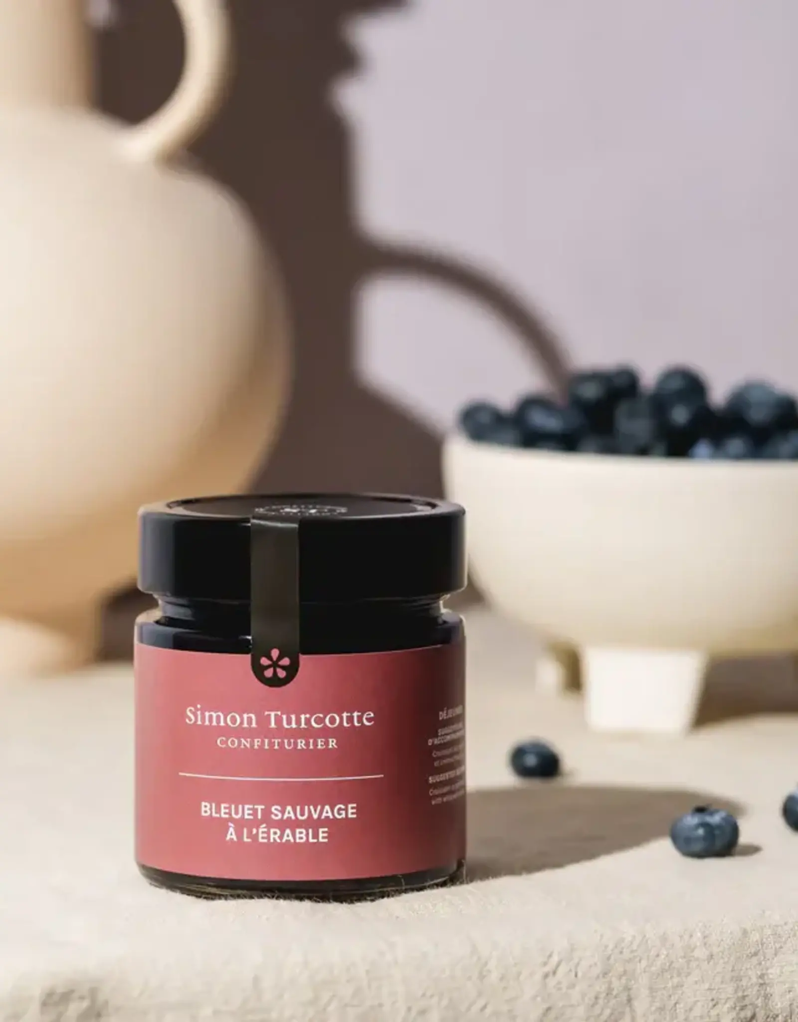 Simon Turcotte confiturier Tartinade Bleuet sauvage à l'érable