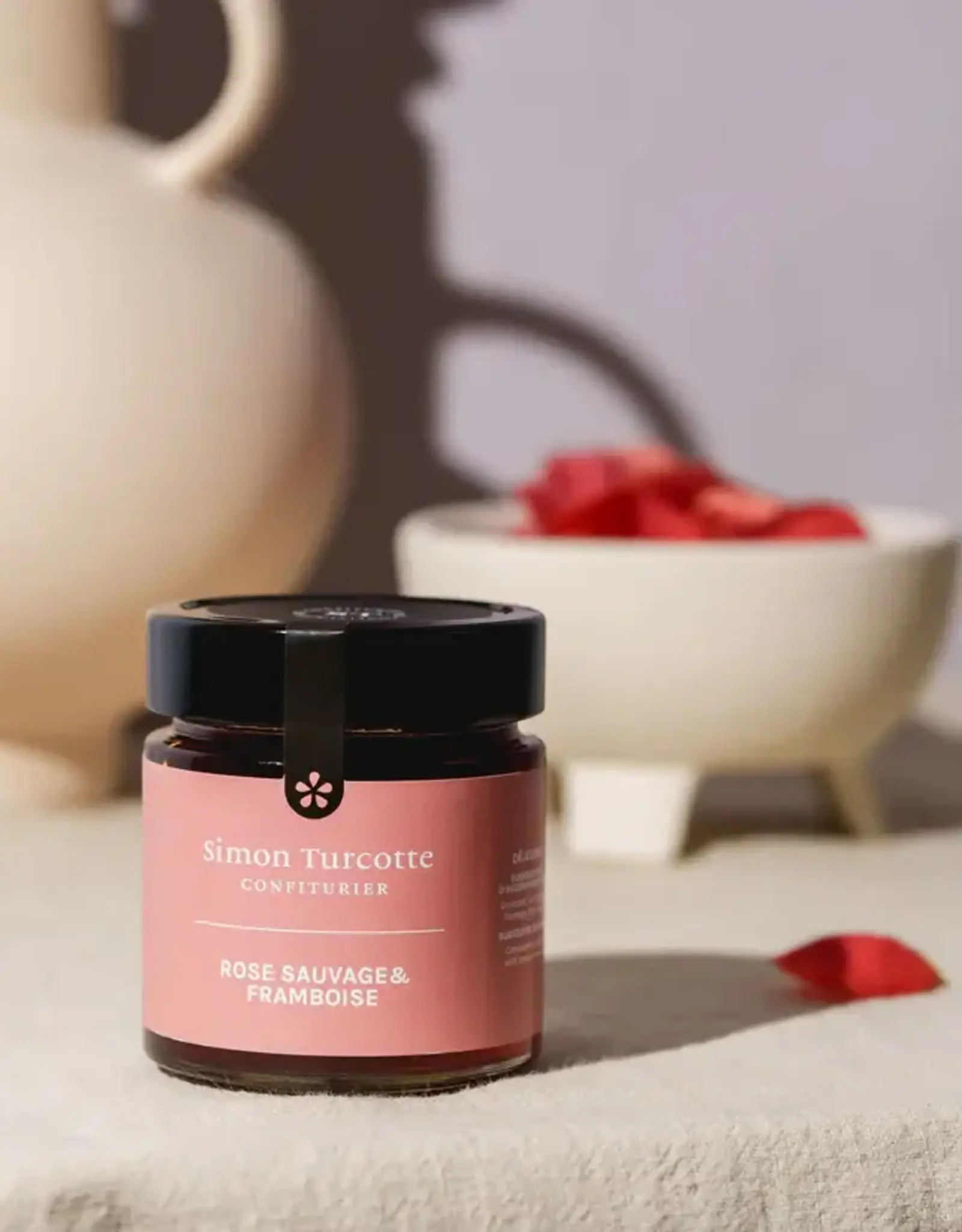 Simon Turcotte confiturier Gelée  Rose sauvage et framboise