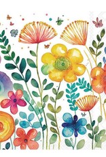Serv. Table Fleurs Vibrant