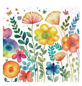 Serv. Table Fleurs Vibrant