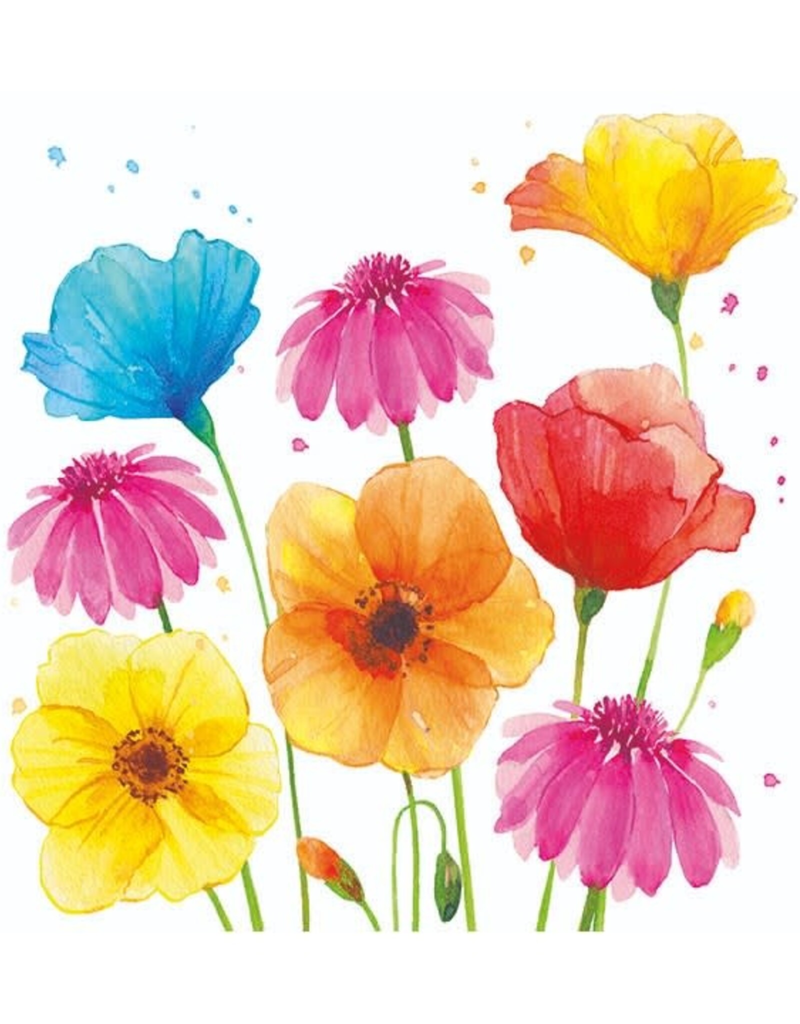 Serv. Table Fleurs colourful Summer
