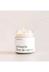 Marée Chandelles Bougie Sel Marin et Fleur de Cactus