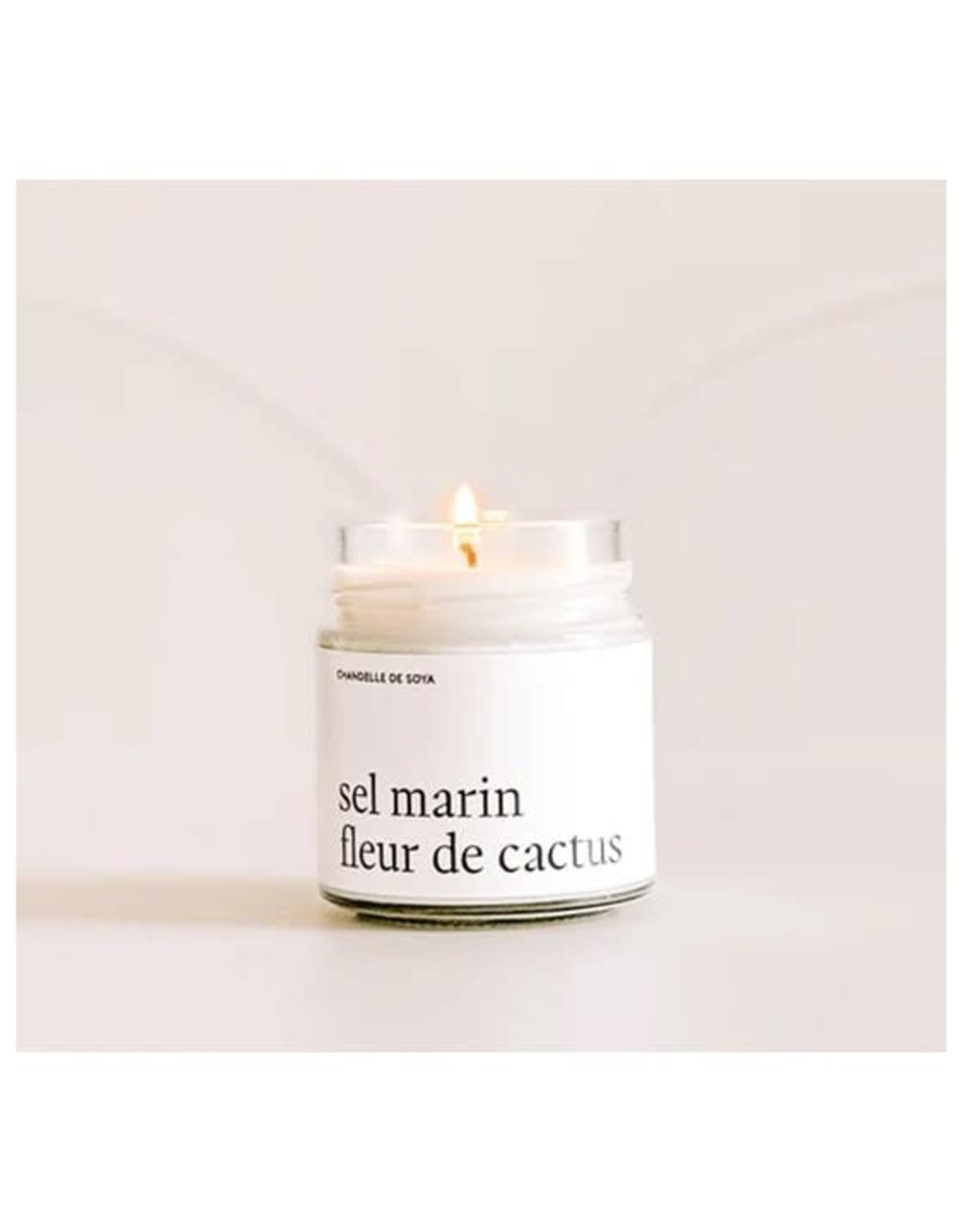Marée Chandelles Bougie Sel Marin et Fleur de Cactus