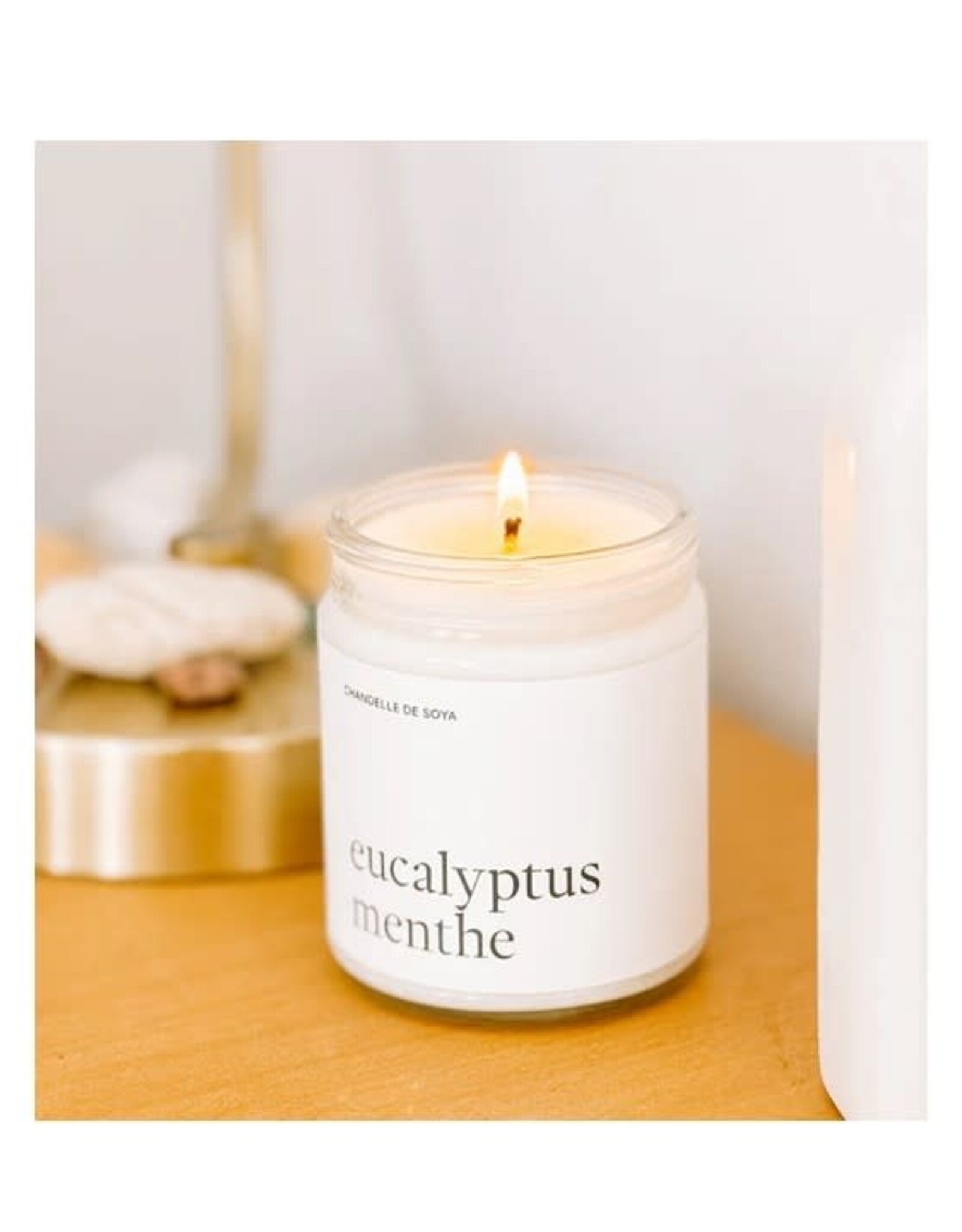 Marée Chandelles Bougie - Eucalyptus & menthe
