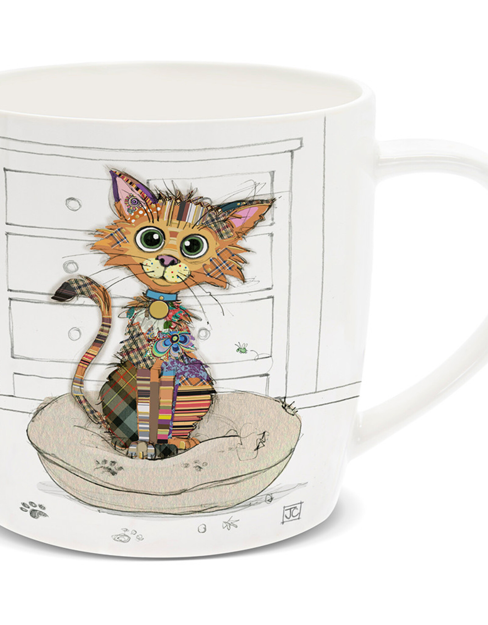 Tasse chat Roux - assis