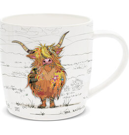 Tasse chat Vache - Brune