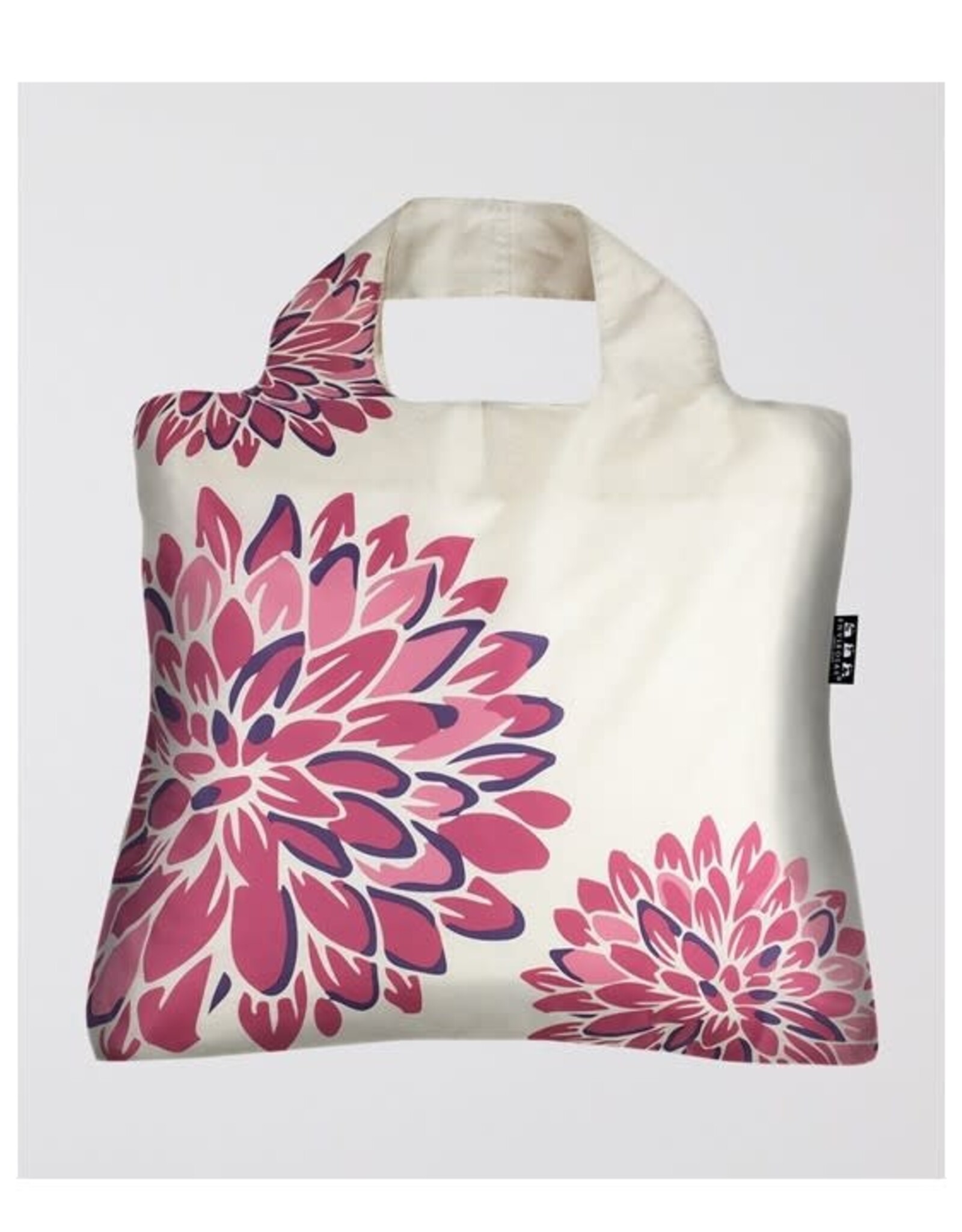 Sac magasinage  Fleur -  Beige & Mauve
