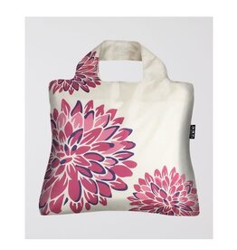 Sac magasinage  Fleur -  Beige & Mauve