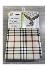 Nappe vinyle Tartan 60" ronde