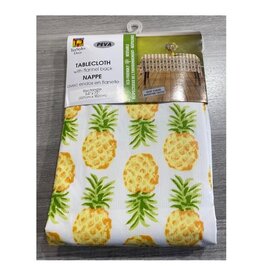 Nappe en vinyle Ananas  60" Ronde