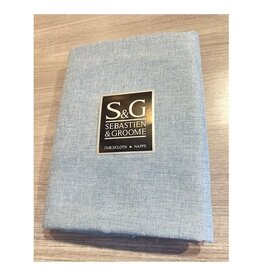Nappe linen Bleu