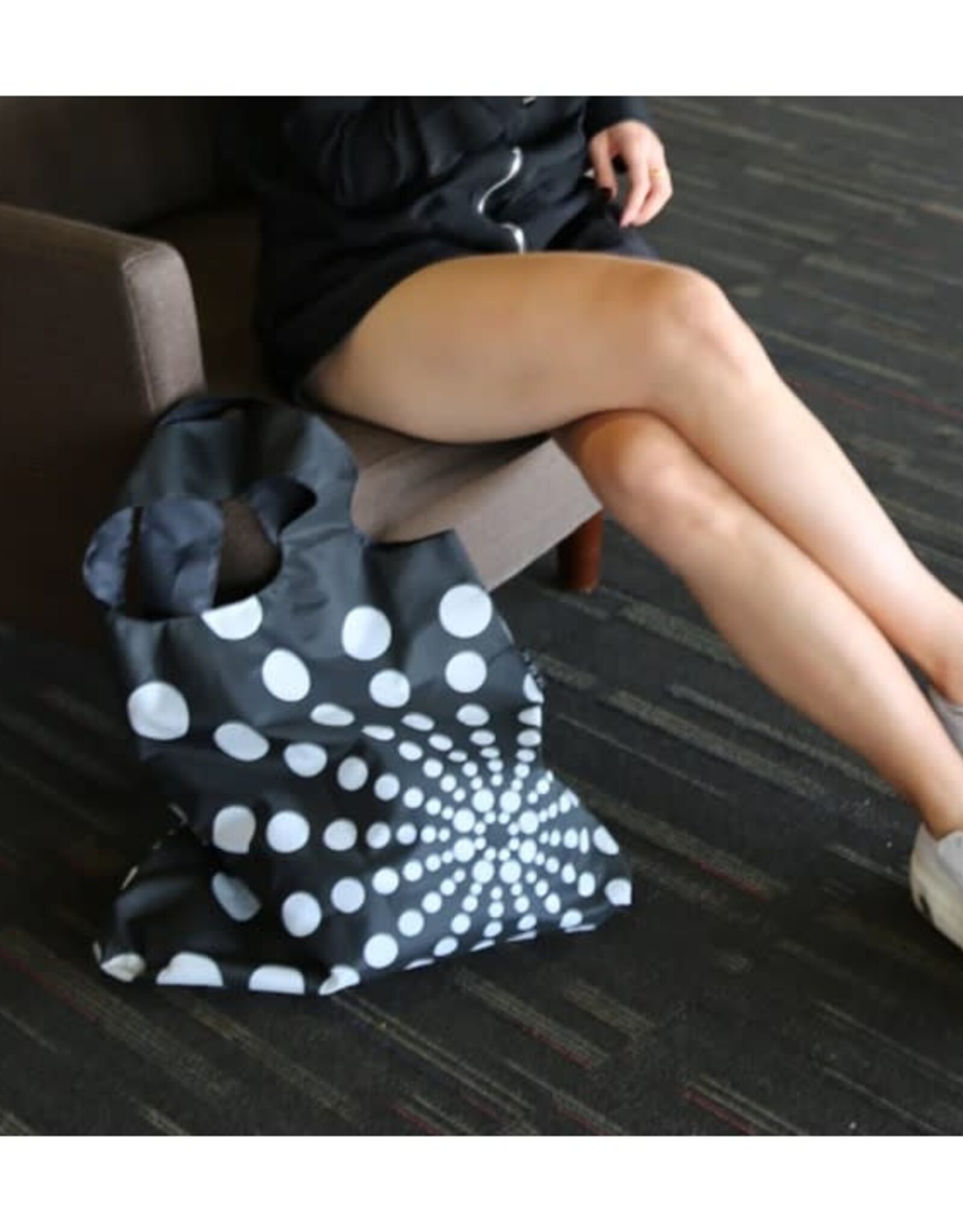 Sac magasinage - Artifice noir + Blanc