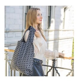 Sac magasinage - Noir ronds