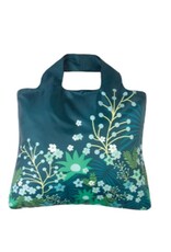 Sac magasinage - Fleurs Aqua