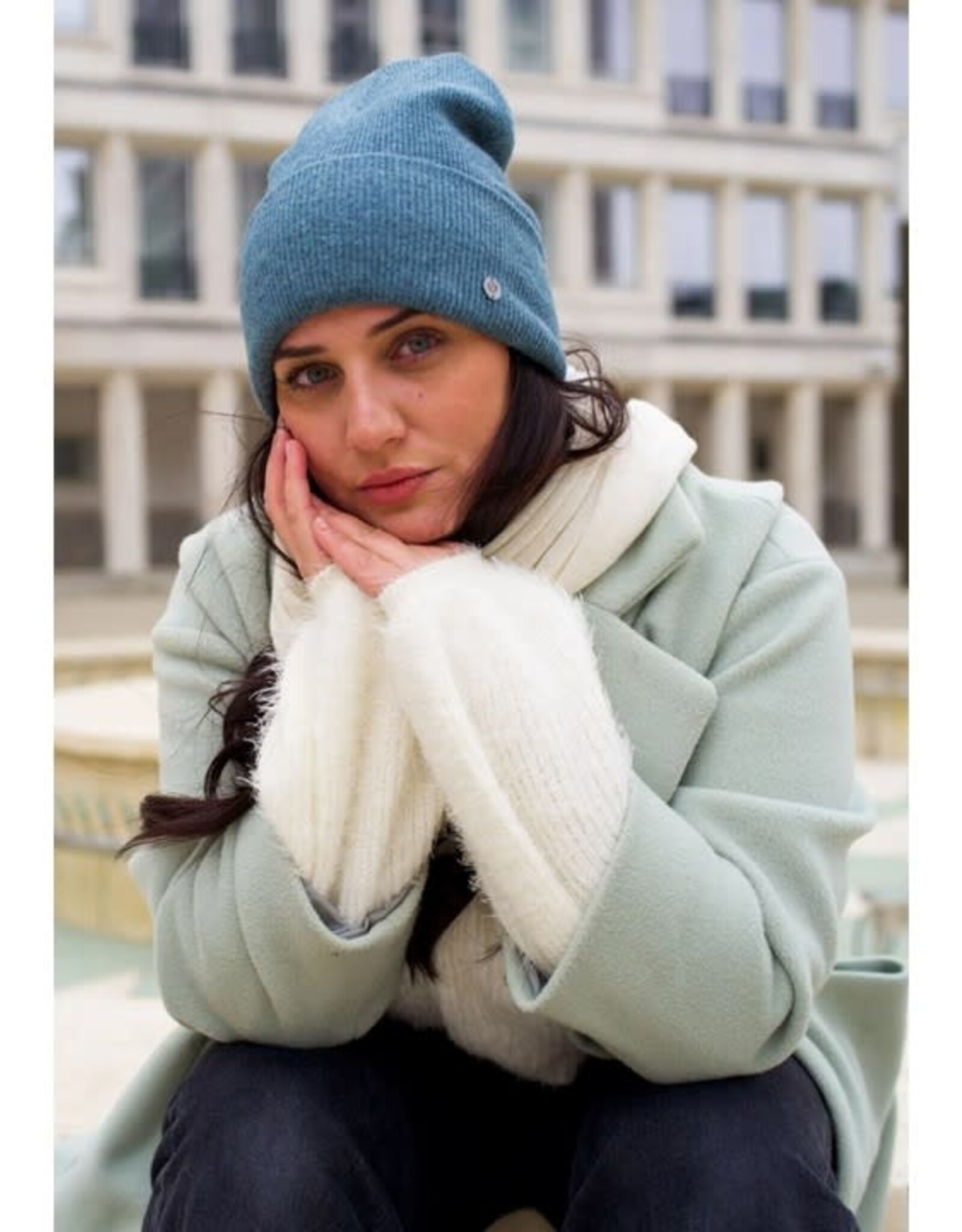 Fraas Tuque tricot - Mint