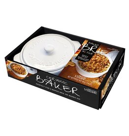 Gourmet du Village Ensemble cadeau brie - Blanc