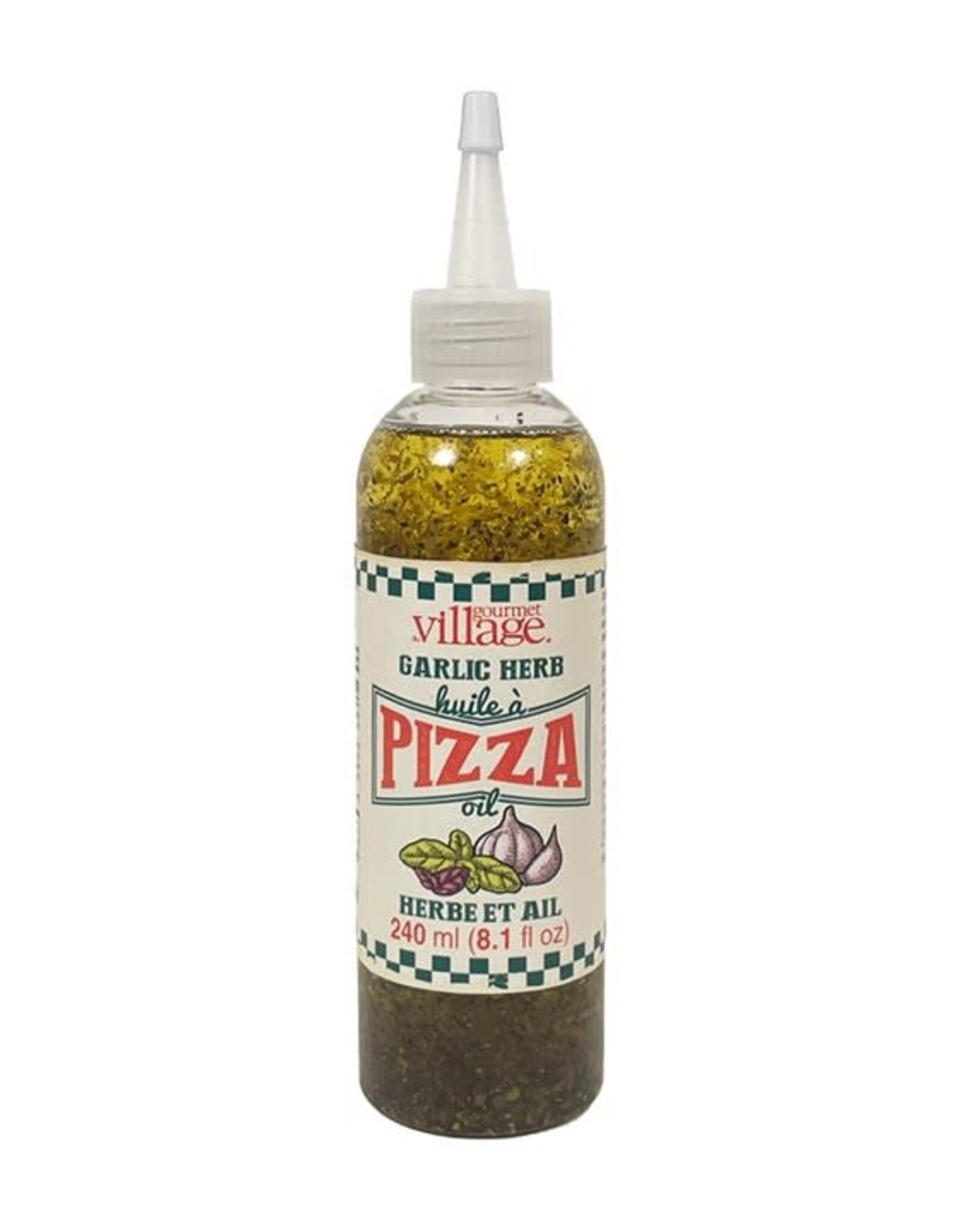 Gourmet du Village Huile à pizza - Herbes & ail