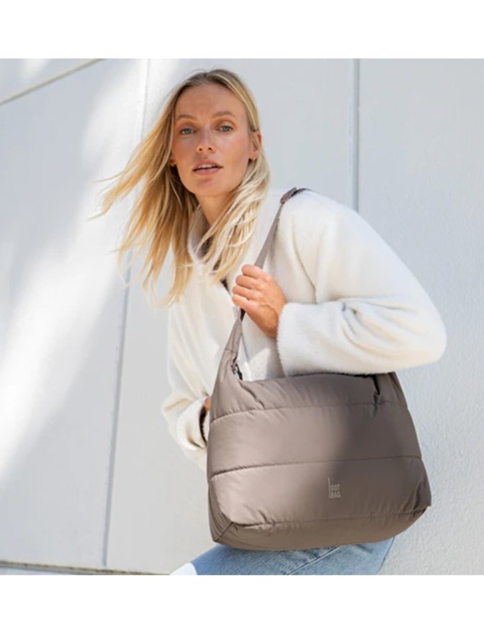 Got Bag Sac carré Puffer - Oyster
